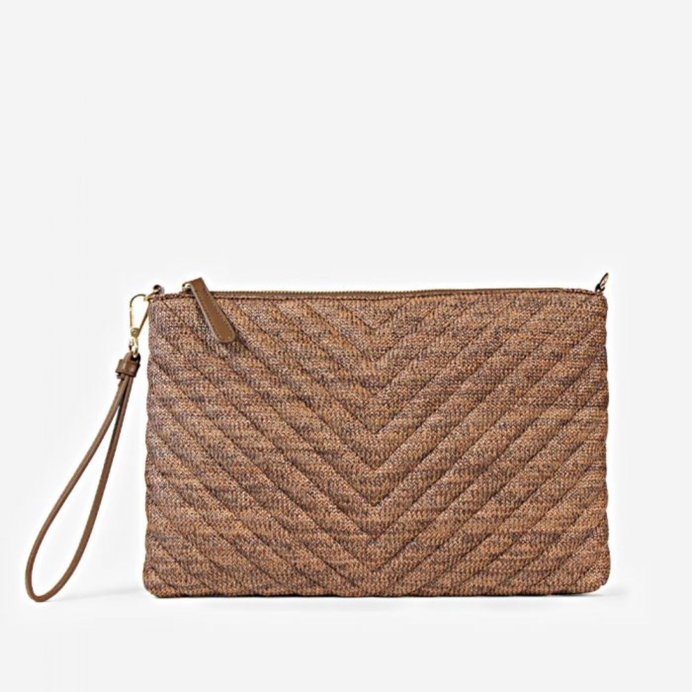 Clutch or Crossbody - Chocolate